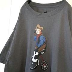 ヘインHanes カウボーイ ハッピープレイス Tシャツ L グレー古着のサムネイル