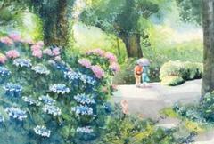⭕️Winnie様オーダー609＊初雪水彩画原画透明水彩画