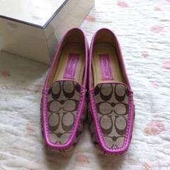 COACH camilla buff clf/pat バレエシューズ COACH camilla buff clf/pat バレエシューズ