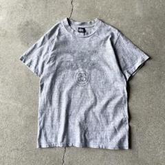 90s usa製 old stussy ドラゴン tシャツ 杢グレー 紺タグ m