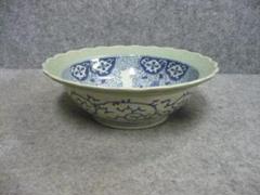 古伊万里 成化年製 青磁 染付 深鉢 [B31460] 古伊万里 成化年製 青磁 染付 深鉢 [B31460] - メルカリ