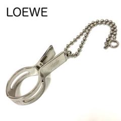 LOEWE ロエベ アナグラム グローブホルダー シルバーカラー 手袋