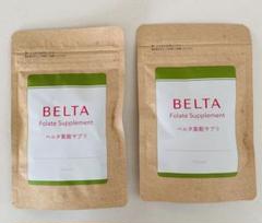 ベルタ葉酸サプリ120P 2袋 ベルタ葉酸サプリ 120粒×2袋（習慣化チェックシート付き