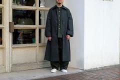 グラフペーパー/ステンカラーコート(メンズ)の中古/未使用品 - メルカリ プロモーション ステンカラーコート Graphpaper定番 ネイビー 極美品 初年度型 1 ステンカラーコート