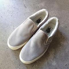 新品未使用　VANS US企画　9インチ　スウェード　スリッポン　ボア