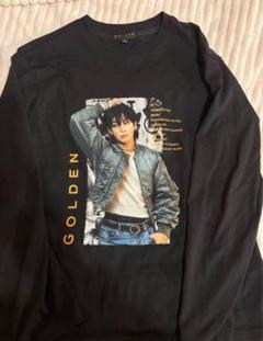 ジョングク　GOLDEN Tシャツ L BTS グクJUNGKOOK GOLDEN ジョングク ゴールデンTシャツ L