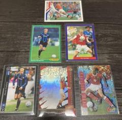 トレーディングカード　セリエA カルチョ　ベルカンプ　インサート　キラ　W杯