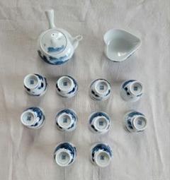 2275 有田焼　畑萬陶苑　茶器セット　急須1客　湯冷し1客　湯呑5客 2275 有田焼 畑萬陶苑 茶器セット 急須1客 湯冷し1客