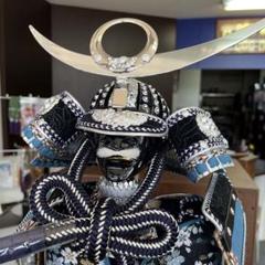 専用　上杉謙信の鎧飾り 青黒刺繍　わかさや人形店閉店処分全品9割引き 専用 上杉謙信の鎧飾り 青黒刺繍 わかさや人形店閉店処分全品9