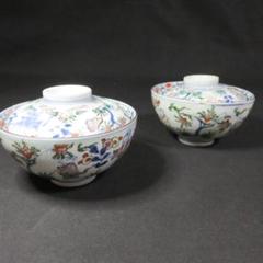 蓋物 2客 美品 可愛い 龍 童 中国骨董 斗彩 蓋物 2客 美品 可愛い 龍 童 中国骨董 斗彩 - メルカリ