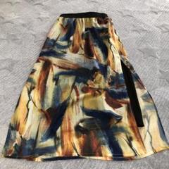 loab 柄ロングスカート