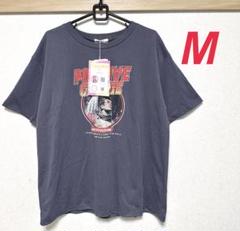 新品　しまむら　とくちゃん　ビンテージプリントTシャツ　M チャコール