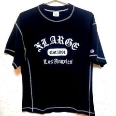 「 XLARGE × Champion 」リバースウィーブ Tシャツ