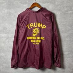 SALE❣️AUGUSTA プリントコーチJKT 2XL ワイン×黄ロゴ