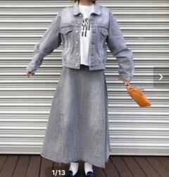 最も優遇 新品タグ付き ヤマダヤ アナナ オーバーサイズGジャン ブルー ジャケット・アウター