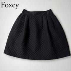 【美品】FOXEY フォクシー カンパニュラ キルティングスカート  38 美品】FOXEYキルティングスカート【サイズ38】