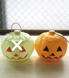 ★とっても可愛い★ ハローウィン ランタン置き物・小物入れ! 2個セット