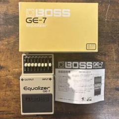 BOSS GE-7 イコライザー 1984年1月製 4558DDJRC 日本製 BOSS GE-7 イコライザー 1984年1月製 4558DDJRC 日本製 - メルカリ