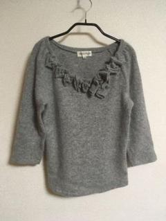 SOLO/PLUS YURIE NITANI 七分袖アンゴラニット
