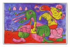 ジョァン　ミロ 絵画 アートポスター 独創的象画家 ジョアン ミロ 絵画 ポスター 額 アートパネル アートポスター