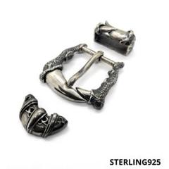 ●アンティーク・シルバーバックルセット●STERLING925●牙・爪 m11552577470_1.jpg?1737438273