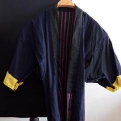 野良着 古布 木綿 着物 藍染 リメイク素材 ハンドメイド ジャパンヴィンテージのサムネイル