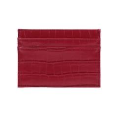 479.HERMESエルメスマネークリップ財布カード赤茶色