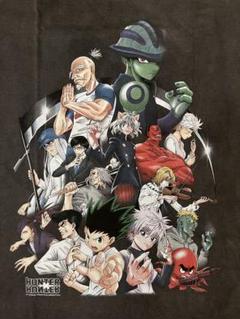 XL HUNTER×HUNTER TEE fade Black