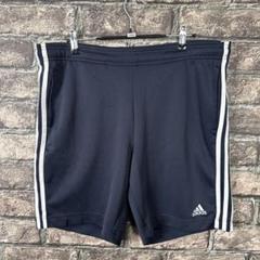 adidas ネイビー 3本ライン ショートパンツ