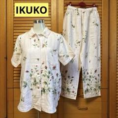 Lura Ashleyふっくら柔らか花柄 半袖＆ショートパンツパジャマMサイズ Lura Ashleyふっくら柔らか花柄 半袖＆ショートパンツパジャマM