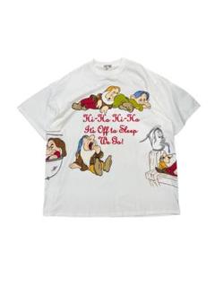 90's 白雪姫　7人の小人　Tシャツ　マルチ　BIGシルエット　新品未使用