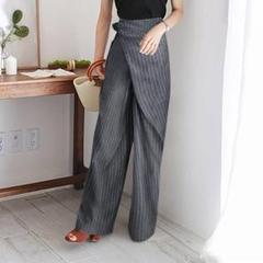 ワイドパンツ レディース きれいめ ハイウエスト 夏 春