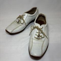 (美品　新品未使用) リーガル靴　白色 REGAL リーガル メンズ シューズ ホワイト 白 ブランド品