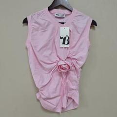 Bibiy. TULIP DRAPED TOP ピンク 新品未使用のサムネイル