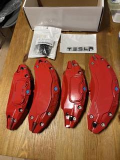 テスラモデルY用キャリパーカバー 19インチ 20インチのリムサイズ4点セット Amazon | 4個 19インチ 20インチ ホイールハブキャリパーカバー