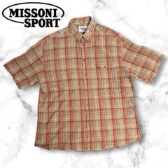 MISSONI ミッソーニ スポーツウェアライン チェック 半袖 シャツ
