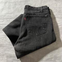 【カナダ製後染めブラックデニム】Levi's512 バギーパンツ古着ストリート