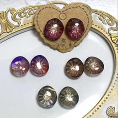 宝石ピアス/イヤリング　レジン