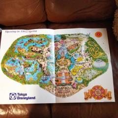 激レア　東京ディズニー　地図　30周年ポスター 激レア東京ディズニー地図30周年ポスター