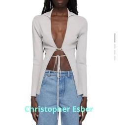 Christopher Esber ブラック　カーディガンのサムネイル