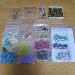 ビーズパーツまとめ売り☆お子さまの工作などにも◯ウッドビーズ有