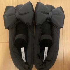 新品未使用　miu miu バレーシューズ　デニム　ウェッジソール　37.5㎝ MIU MIU - ミュウミュウ ローカットシューズ レースアップ