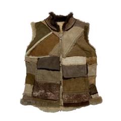 楽天市場】Sisii シシ レザー ムートン コンビ ベスト “Vest