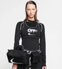 NIKE オフホワイト ウエストポーチ