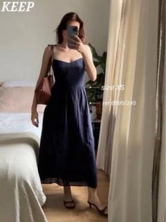 ZARA エンブロイダリー キャミワンピース S リボン パッチワーク