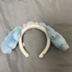 ジュエルペット サフィー　フェイスクッション 大きなリボンを頭に付けたジュエルペットのルビーとサフィーの