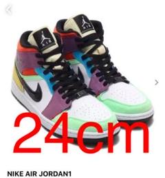 NIKE ナイキ エアジョーダン1 ミッド 24.0cm