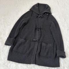 売り切りセール23区ダッフルコートワイン44
