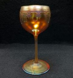 Y1081-10 ルイス・カムフォート・ティファニー作 ファブリルガラス グラス Y1081-10 ルイス・カムフォート・ティファニー作 ファブリル
