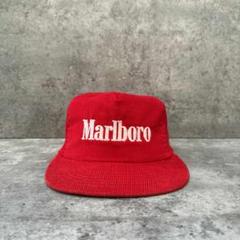Marlboro コーデュロイ ワークキャップ レッド 80s USA製 - メルカリ